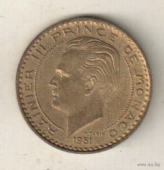 Монако 20 франк 1951