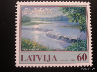 Латвия 2001 Европа река