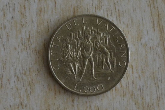 Ватикан 200 лир 1989