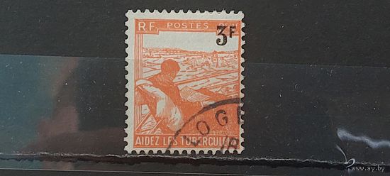 РАСПРОДАЖА ФРАНЦИЯ 1946г. НАДП. Полная серия. Гаш.