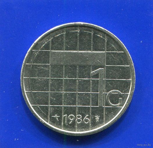 Нидерланды 1 гульден 1986