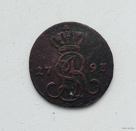 1 грош 1793 года MW