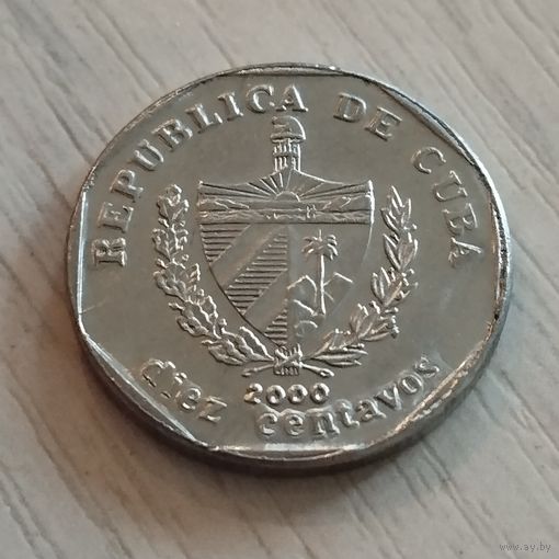 Куба 10 сентаво 2000г.