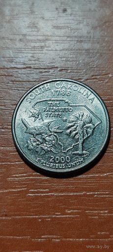 США Штаты и территории 25 центов (квотер) Южная Каролина 2000