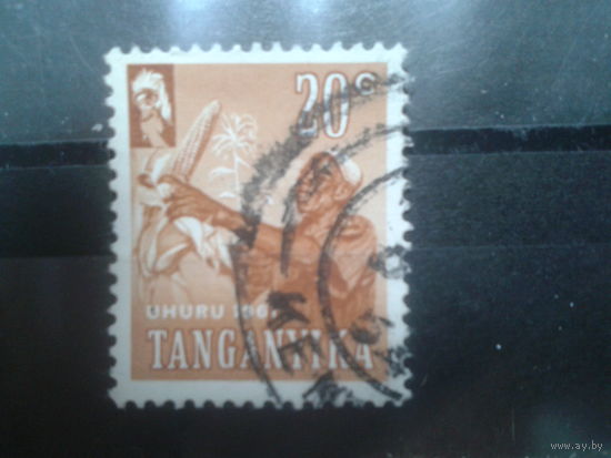 Танганьика, 1961. Фермер с кукурузой