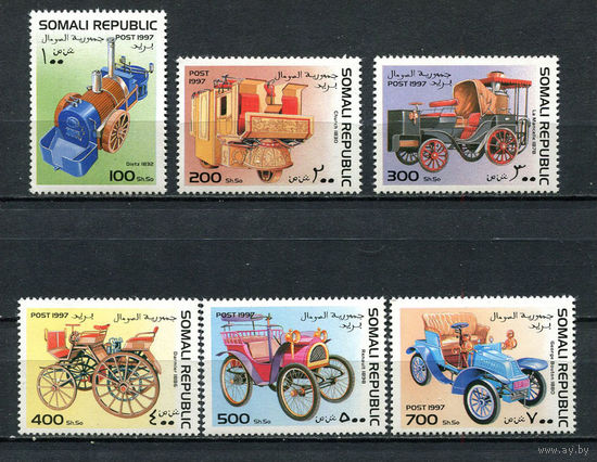 Сомали - 1997 - Старинные автомобили - 6 марок. MNH.  (LOT EV50)-T10P23