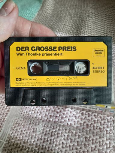 Кассета BLU SISTEM, DER GROSSE PREIS.