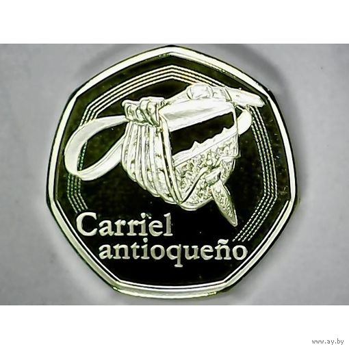 Колумбия 20.000 песо, 2024 Антиокийская сумка UNC (капсула)