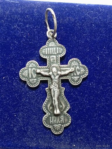 Серебряный крестик , 925 проба .