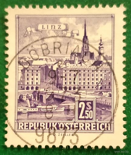Австрия 1962. Дунайский мост в Линце