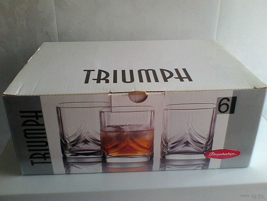 Шесть Стаканов /Набор/ - Вместимость 320 грамм - Новый в Упаковке.