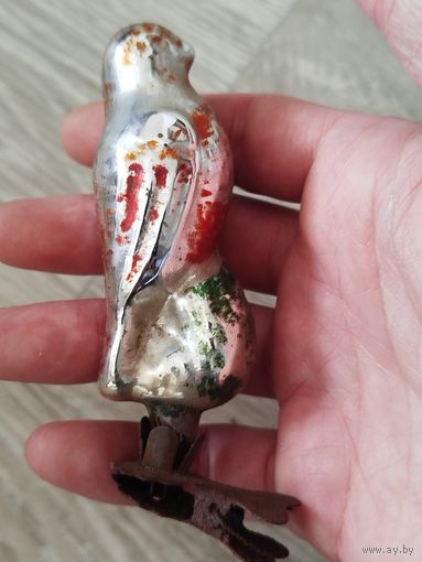Птичка,старая,с рубля