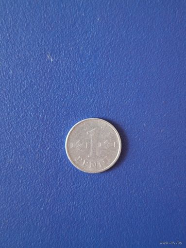Финляндия 1 пенни 1972 года