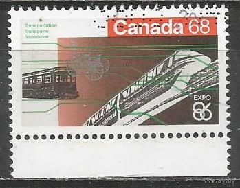 Канада. Выставка EXPO'86. Ванкувер. 1986г. Mi#990.