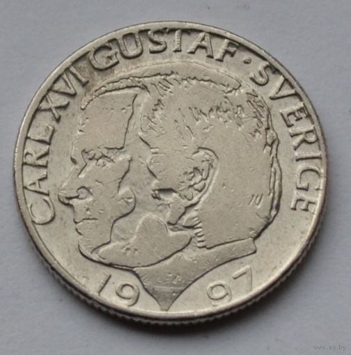 Швеция, 1 крона 1997 г.