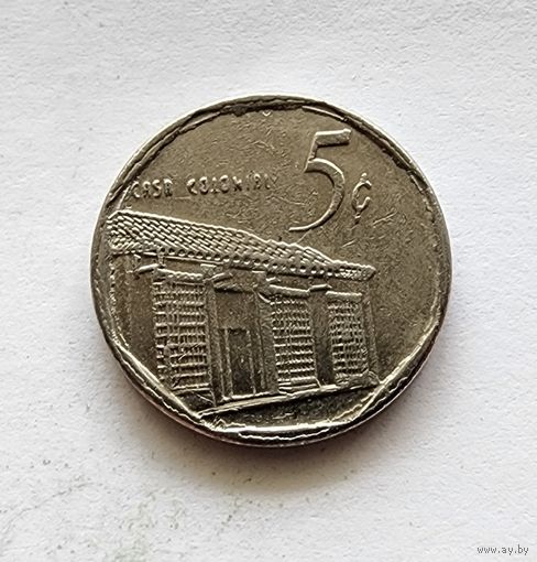 Куба 5 сентаво, 1999