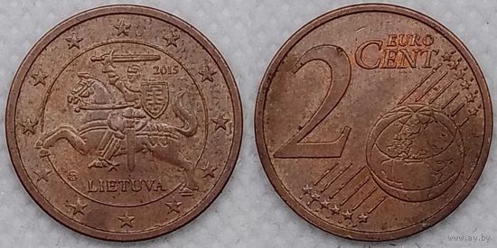 2 евроцента 2015 г Литва