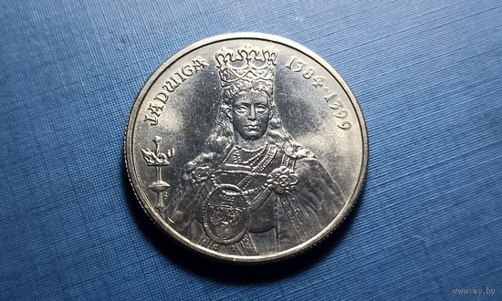 100 злотых 1988. Польша. Королева Ядвига. AU!
