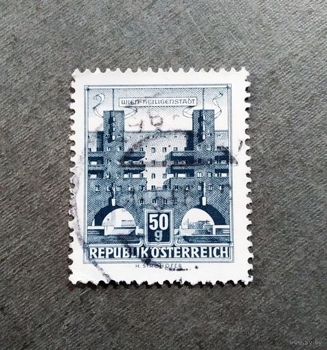 Марка Австрия 1964 год Архитектура