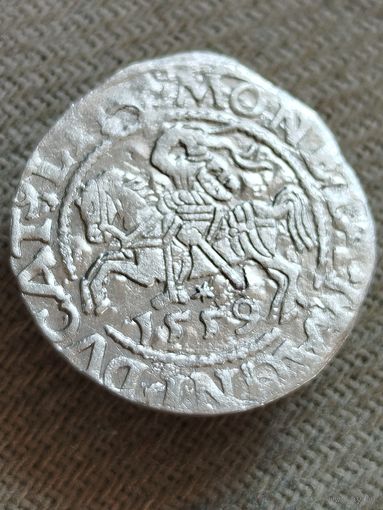 Распродажа - полугрош 1559г.,ВКЛ,СИГИЗМУНД 2