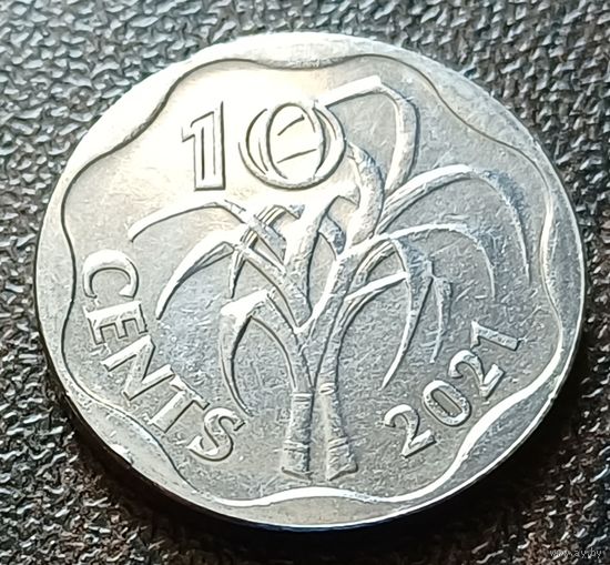 Эсватини (Свазиленд) 10 центов, 2021    ( 1-4-7 )