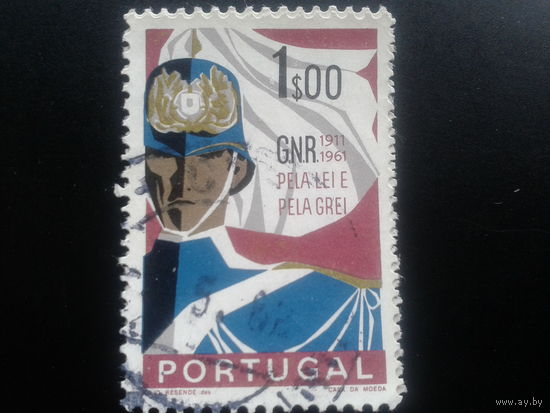 Португалия, 1962. 50 лет Национальной гвардии