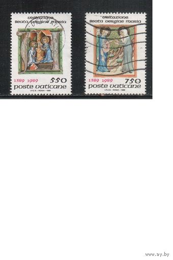 Ватикан-1989,(Мих.973-974)  гаш. , Религия,