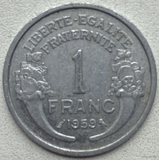 Франция 1 франк 1959 г.