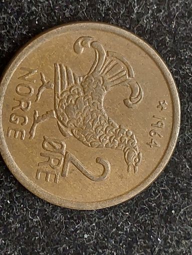 2 эре норвегия 1964