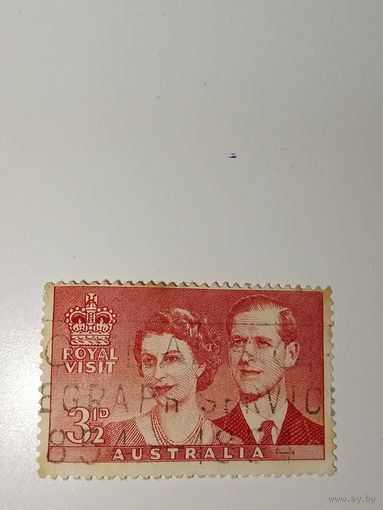 Австралия год 1954. в честь визита королевы Елизаветы II и принца Филиппа.