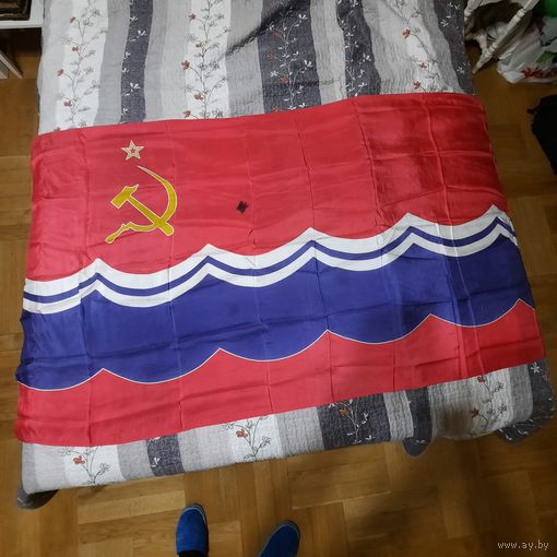 Флаг Латвийской ССР 1953 - 1990гг.