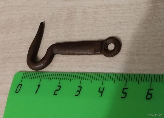 Крючок старинный, отличный сохран