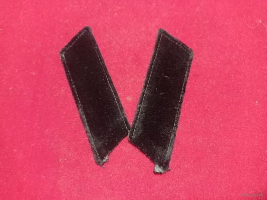 Петлицы черные бархатные на шинель