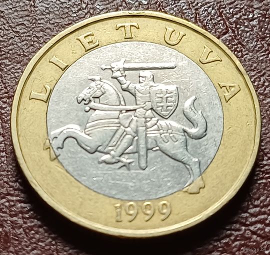 Литва 2 лита, 1999     ( 2-8-5 )