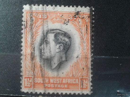 Юго-западная Африка, колония Англии, 1937. Король Георг VI