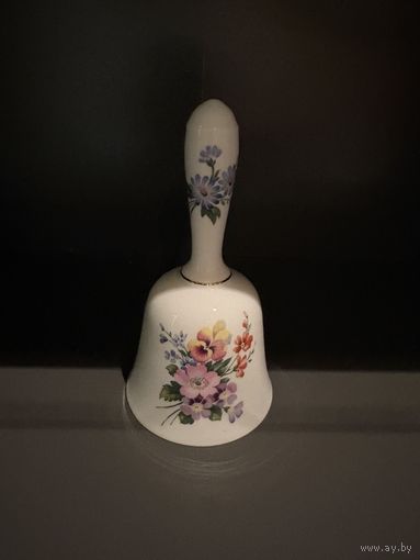 Колокольчик Букет  фарфор Англия винтаж