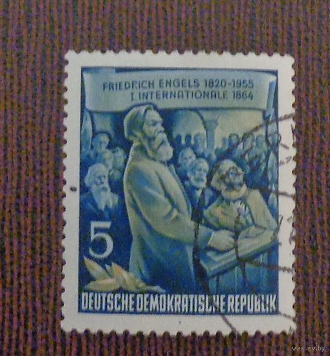 Фридрих Энгельс. ГДР. Дата выпуска:1955-11-07.