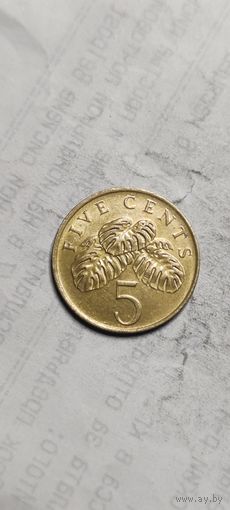 Сингапур 5 цент 1995