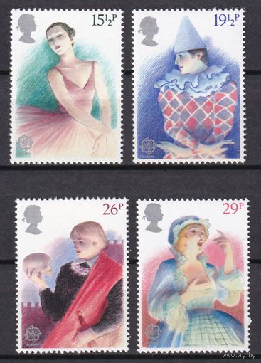 92.Br. Великобритания. Европа : исторические события. 1982 г. Серия. MNH. Mi.##914-917.