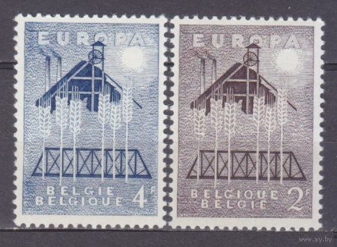 1957 Бельгия 1070-1071 Европа Септ 5,00 евро
