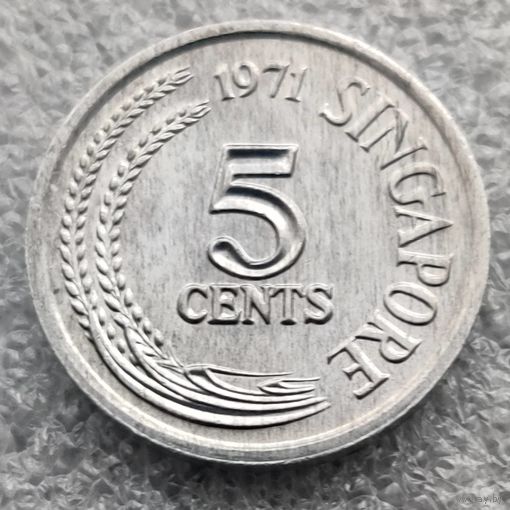 Сингапур 5 центов  1971 г.  ФАО - Продовольственная программа