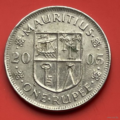 40-07 Маврикий 1 рупия 2005 г.