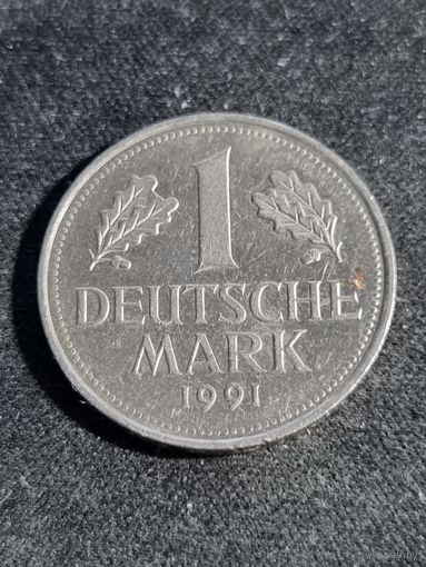 Германия (ФРГ) 1 марка 1991 J