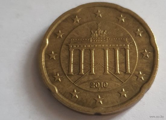 Германия 2010J 20 евроцентов