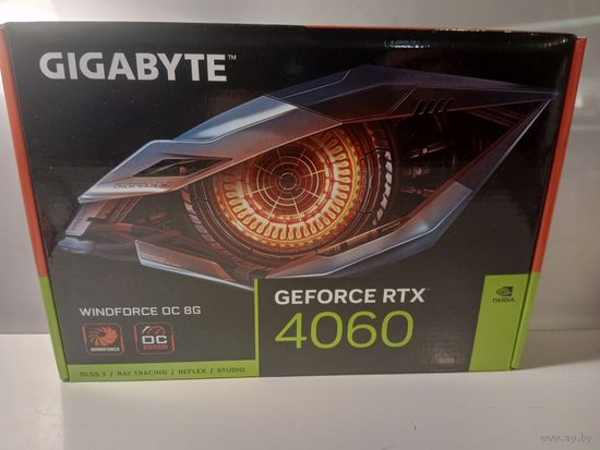 Коробка от видеокарты GIGABYTE GF RTX 4060  WINDFORCE OC 8G