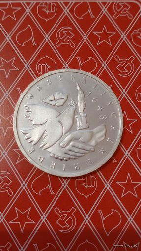 Германия 10 марок 1998 Вестфальский Мир