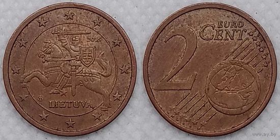 2 евроцента 2015 г Литва