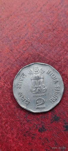 Индия 2 рупий 1997