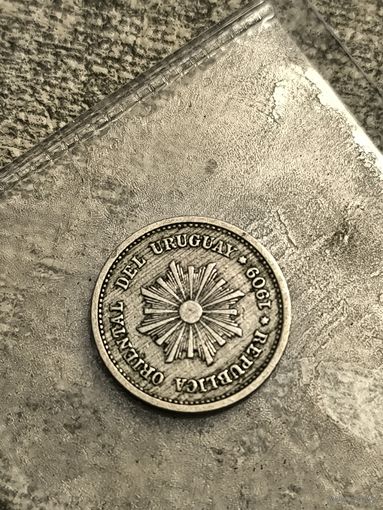 1909 Uruguay 1 centavo