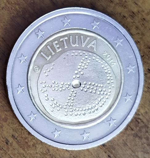Литва. 2 евро 2016  Балтийская культура